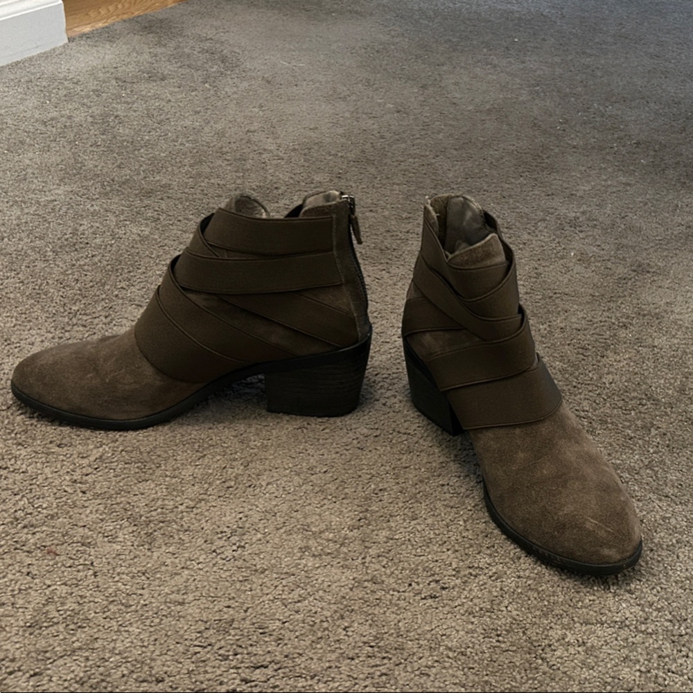 Eileen Fisher Brown Heeled Boots